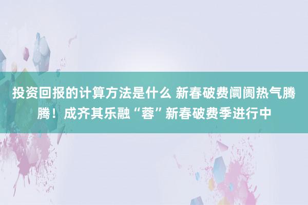 投资回报的计算方法是什么 新春破费阛阓热气腾腾！成齐其乐融“