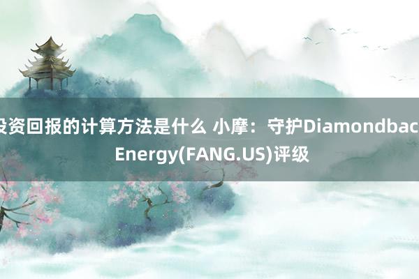 投资回报的计算方法是什么 小摩：守护Diamondback Energy(FANG.US)评级